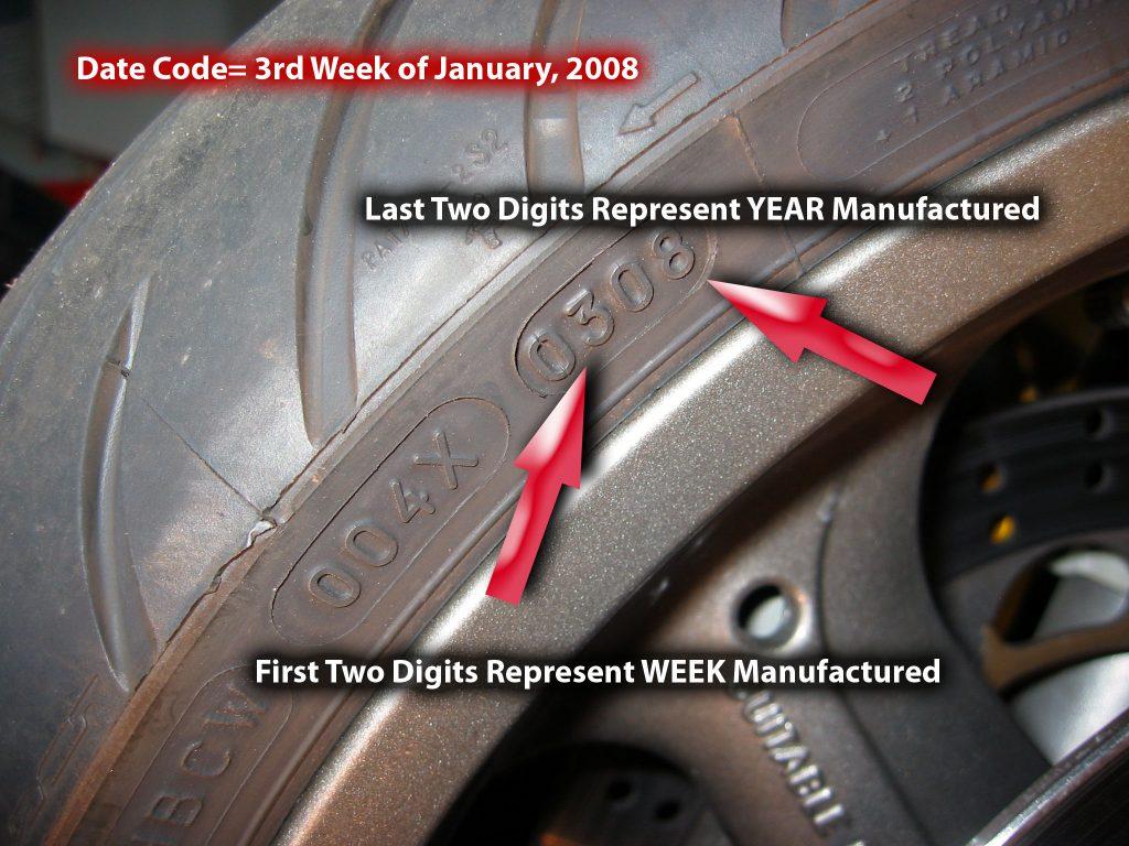 how to check tyre manufacturing date