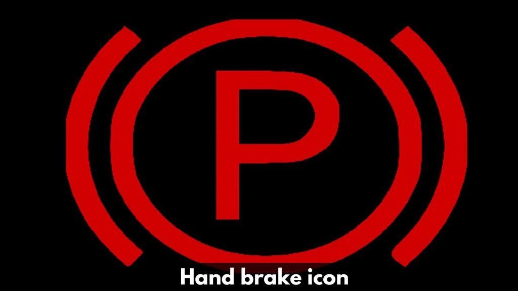 Hand brake icon