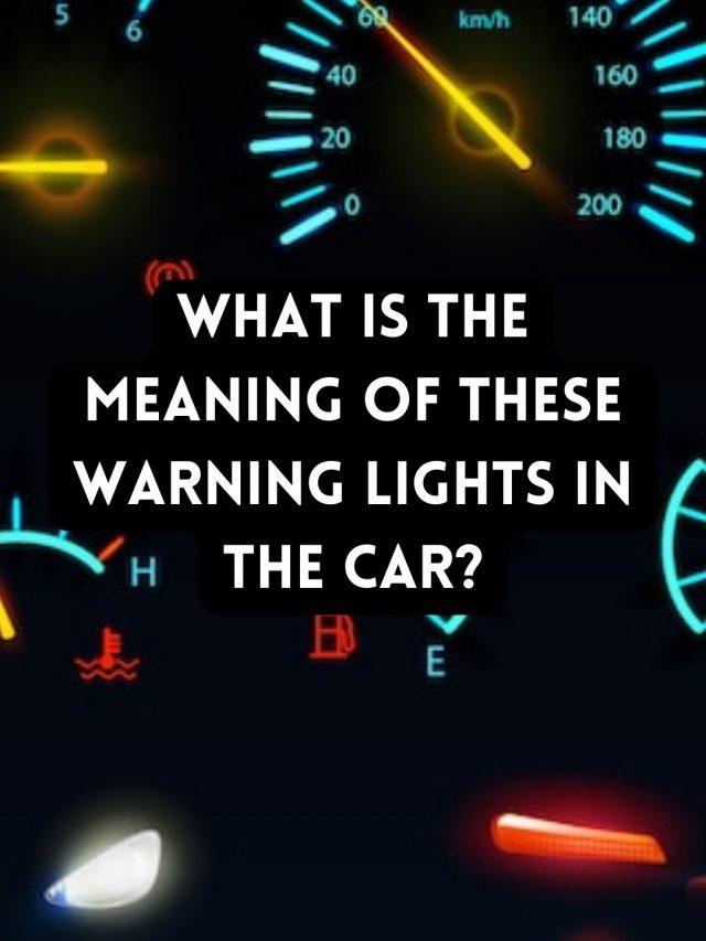 What Is The Meaning Of These Warning Lights In The Car? Car Light Symbols Meaning – Tyrewaale
