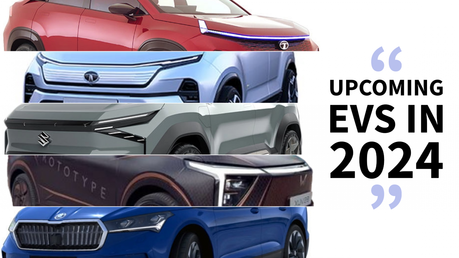 Upcoming EVs In 2024 From Tata Curvv EV To Skoda Enyaq, These 5 Amazing ...